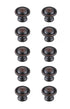 Elegant Lighting Kadea 1.2 Inch Diameter in Brushed Gold Mushroom Knob Multipack (Set of 10) Model: KB2008-GD-10PK