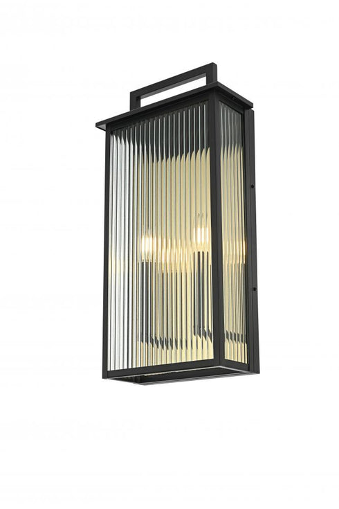 Elegant Lighting Kannon 11.5 inch Outdoor Wall Sconce in Black Model: OD513W23BK