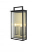 Elegant Lighting Kannon 11.5 inch Outdoor Wall Sconce in Black Model: OD513W23BK