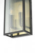 Elegant Lighting Kannon 8.5 inch Outdoor Wall Sconce in Black Model: OD513W19BK
