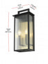 Elegant Lighting Kannon 8.5 inch Outdoor Wall Sconce in Black Model: OD513W19BK