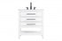 Elegant Lighting Karson Vanity Cabinet 2DW 30 Inch W x 22 Inch D x 34 Inch H in Chestnut Brown Model: VF60530MCB