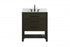 Elegant Lighting Karson Vanity Cabinet 2DW 30 Inch W x 22 Inch D x 34 Inch H in Chestnut Brown Model: VF60530MCB