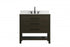 Elegant Lighting Karson Vanity Cabinet 2DW 36 Inch W x 22 Inch D x 34 Inch H in Chestnut Brown Model: VF60536MCB