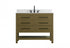 Elegant Lighting Karson Vanity Cabinet 4DW 42 Inch W x 22 Inch D x 34 Inch H in Chestnut Brown Model: VF60542MCB