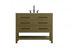 Elegant Lighting Karson Vanity Cabinet 4DW 42 Inch W x 22 Inch D x 34 Inch H in Chestnut Brown Model: VF60542MCB