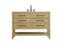 Elegant Lighting Karson Vanity Cabinet 4DW 48 Inch W x 22 Inch D x 34 Inch H in Chestnut Brown Model: VF60548MCB