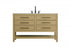 Elegant Lighting Karson Vanity Cabinet 4DW 60 Inch W x 22 Inch D x 34 Inch H in Chestnut Brown Model: VF60560DMCB