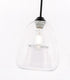 Elegant Lighting Kason 1 light in Black and Clear glass pendant Model: LD5031D8BK
