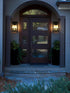 Elegant Lighting Kaysen 11 inch Outdoor Wall Sconce in Black Model: OD501W21BK