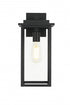 Elegant Lighting Kaysen 7 inch Outdoor Wall Sconce in Black Model: OD50126W15BK