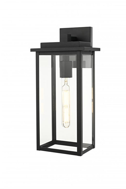 Elegant Lighting Kaysen 7 inch Outdoor Wall Sconce in Black Model: OD50126W15BK