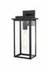 Elegant Lighting Kaysen 7 inch Outdoor Wall Sconce in Black Model: OD50126W15BK