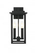 Elegant Lighting Kaysen 7 inch Outdoor Wall Sconce in Black Model: OD501W15BK