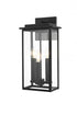 Elegant Lighting Kaysen 9 inch Outdoor Wall Sconce in Black Model: OD501W18BK