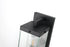 Elegant Lighting Keaton 1 Light Wall Sconce W5.9 Inch E7.6 Inch H15.4 Inch in Black Model: OD409W15BK