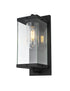 Elegant Lighting Keaton 1 Light Wall Sconce W7.9 Inch E9.5 Inch H20.5 Inch in Black Model: OD409W21BK