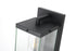 Elegant Lighting Keaton 1 Light Wall Sconce W7.9 Inch E9.5 Inch H20.5 Inch in Black Model: OD409W21BK