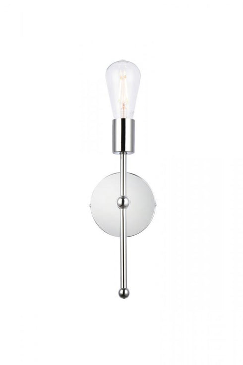 Elegant Lighting Keely 1 light black wall sconce Model: LD2356BK