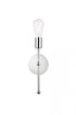 Elegant Lighting Keely 1 light black wall sconce Model: LD2356BK