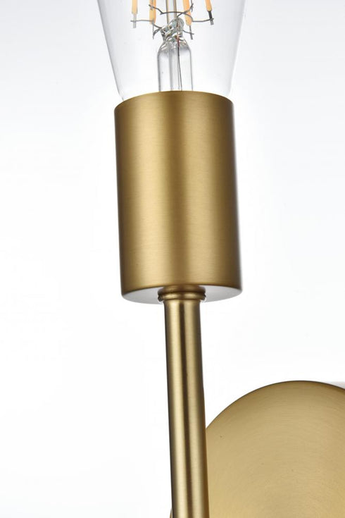 Elegant Lighting Keely 4.5 inch Wall Sconce in Satin Gold Model: LD2356SG