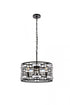 Elegant Lighting Kennedy 3 Light Pendant Model: 1108D16BK