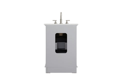 Elegant Lighting Knox Vanity Cabinet 24 Inch W x 22 Inch D x 34 Inch H grey Model: VF10224GR