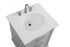 Elegant Lighting Knox Vanity Cabinet 24 Inch W x 22 Inch D x 34 Inch H grey Model: VF10224GR