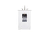 Elegant Lighting Knox Vanity Cabinet 24 Inch W x 22 Inch D x 34 Inch H white Model: VF10224WH