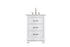 Elegant Lighting Knox Vanity Cabinet 24 Inch W x 22 Inch D x 34 Inch H white Model: VF10224WH