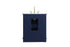 Elegant Lighting Knox Vanity Cabinet 30 Inch W x 22 Inch D x 34 Inch H blue Model: VF10230BL