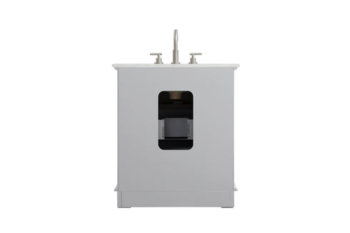 Elegant Lighting Knox Vanity Cabinet 30 Inch W x 22 Inch D x 34 Inch H grey Model: VF10230GR