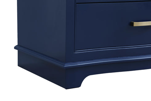 Elegant Lighting Knox Vanity Cabinet 36 Inch W x 22 Inch D x 34 Inch H blue Model: VF10236BL