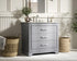 Elegant Lighting Knox Vanity Cabinet 36 Inch W x 22 Inch D x 34 Inch H grey Model: VF10236GR