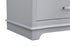 Elegant Lighting Knox Vanity Cabinet 36 Inch W x 22 Inch D x 34 Inch H grey Model: VF10236GR