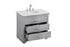 Elegant Lighting Knox Vanity Cabinet 36 Inch W x 22 Inch D x 34 Inch H grey Model: VF10236GR