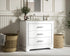 Elegant Lighting Knox Vanity Cabinet 36 Inch W x 22 Inch D x 34 Inch H white Model: VF10236WH