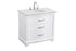 Elegant Lighting Knox Vanity Cabinet 36 Inch W x 22 Inch D x 34 Inch H white Model: VF10236WH