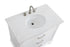 Elegant Lighting Knox Vanity Cabinet 36 Inch W x 22 Inch D x 34 Inch H white Model: VF10236WH