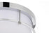 Elegant Lighting Kolson 1 Light Flush Mount D12 Inch H4 Inch LED 18 Watt 3CCT in Chrome Model: LD304F12C