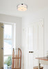 Elegant Lighting Kolson 1 Light Flush Mount D12 Inch H4 Inch LED 18 Watt 3CCT in Chrome Model: LD304F12C