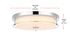 Elegant Lighting Kolson 1 Light Flush Mount D16 Inch H4 Inch LED 24 Watt 3CCT in Chrome Model: LD304F16C