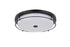 Elegant Lighting Kolson 1 Light Flush Mount D20 Inch H4 Inch LED 24 Watt 3CCT in Black Model: LD304F20BK
