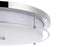 Elegant Lighting Kolson 1 Light Flush Mount D20 Inch H4 Inch LED 24 Watt 3CCT in Chrome Model: LD304F20C