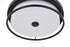 Elegant Lighting Kolson Flush Mount D16 Inch H4 Inch LED 24 Watt 3CCT in Black Model: LD305F16BK