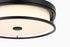 Elegant Lighting Kolson Flush Mount D16 Inch H4 Inch LED 24 Watt 3CCT in Black Model: LD305F16BK