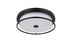 Elegant Lighting Kolson Flush Mount D16 Inch H4 Inch LED 24 Watt 3CCT in Black Model: LD305F16BK