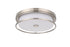 Elegant Lighting Kolson Flush Mount D16 Inch H4 Inch LED 24 Watt 3CCT in Polished Nickel Model: LD305F16PN