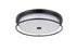 Elegant Lighting Kolson Flush Mount D20 Inch H4 Inch LED 30 Watt 3CCT in Black Model: LD305F20BK