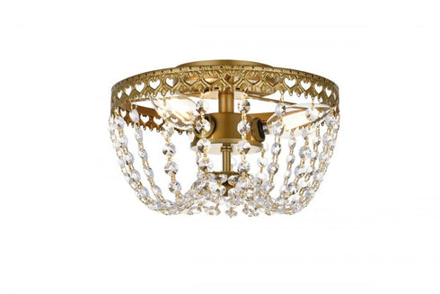 Elegant Lighting Kylie 3 Light Flush Mount Model: 1112F10C